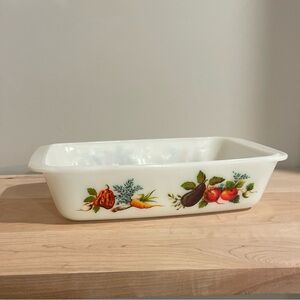 Vintage JAJ Market Garden Spacesaver Casserole Dish 542 No lid